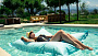 Пуф для плавательного пруда и бассейна Bean bag floating, цвет Graphite