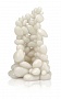 Средний орнамент из гальки, белый, Pebble ornament medium white